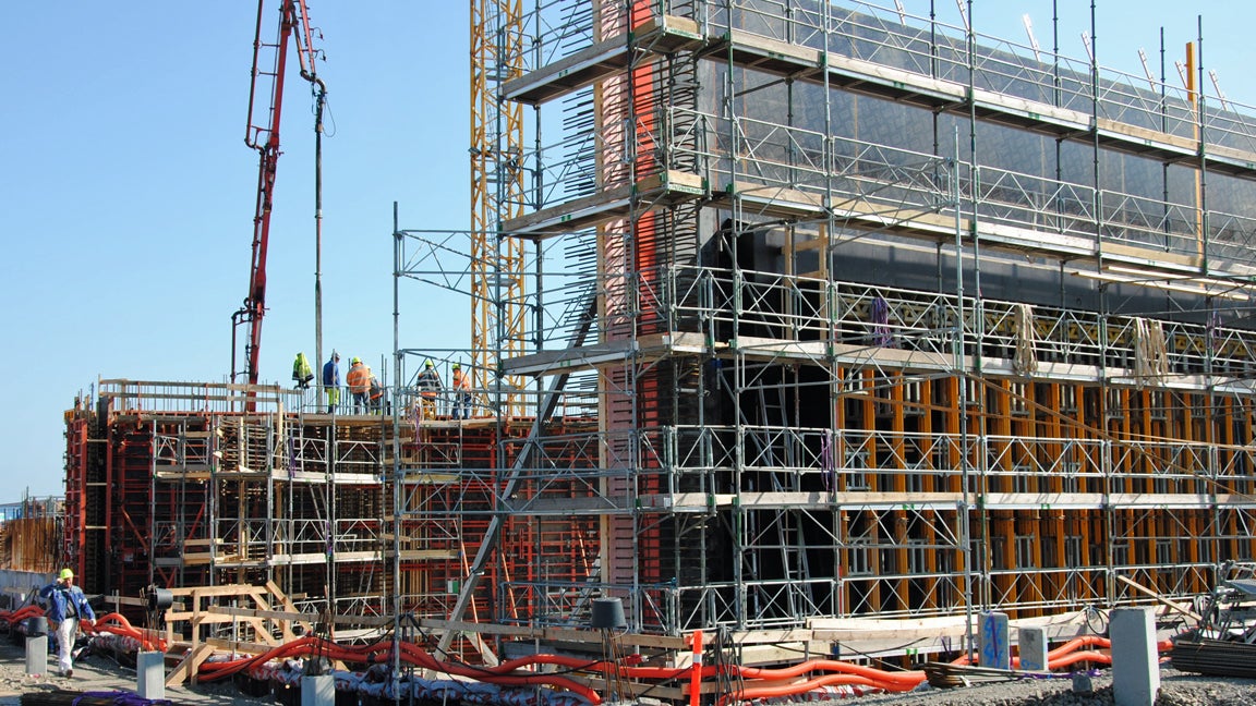 Udvendig væg til oceantank