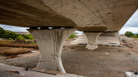 Съоръжението след декофриране 