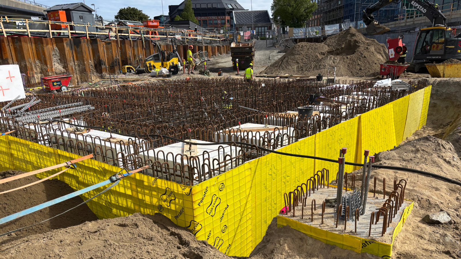 Pecafil kantforskaling i bruk