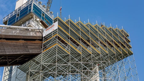 Scaffold Uplift Example Further development in scaffolding construction