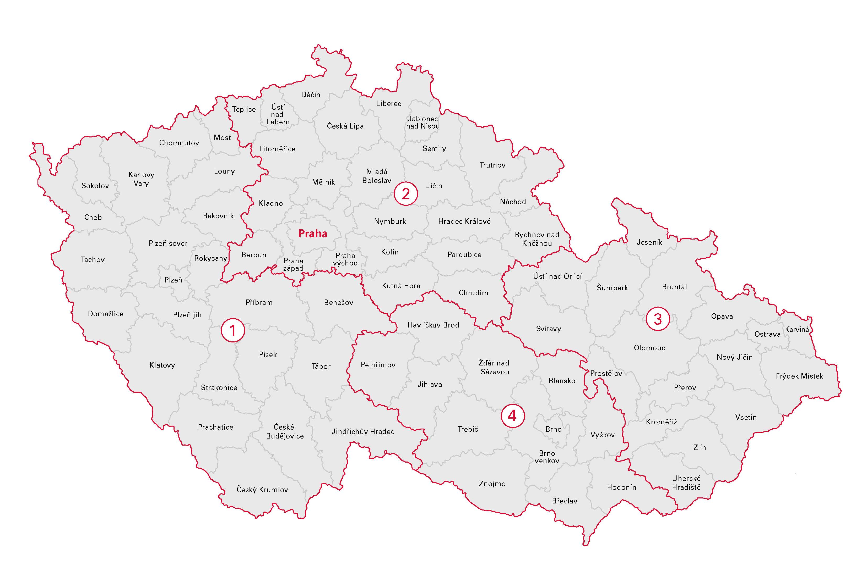 Regiony manažerů odbytu lešení