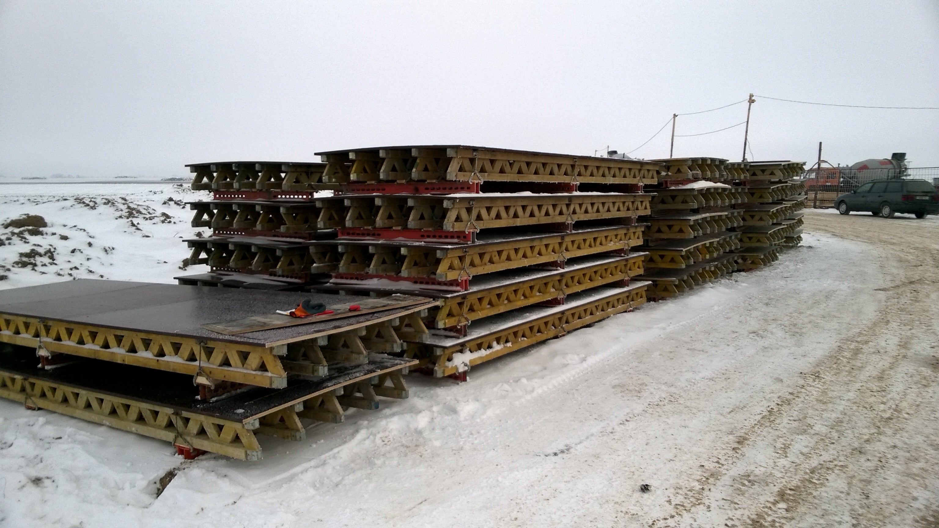 Элементы PERI VARIO, специально изготовленные под необходимый радиус бетонируемой конструкции