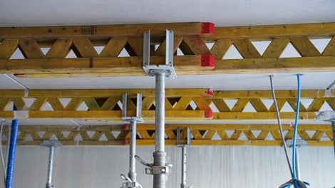 PERI har levererat stämp, balk, och väggstöd till projektet