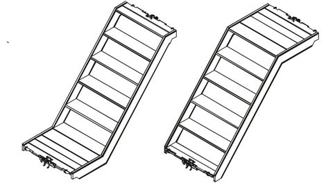 Gerüsttreppe UAS 75 x 150/100 S<br/>Gerüsttreppe UAS 75 x 150/100