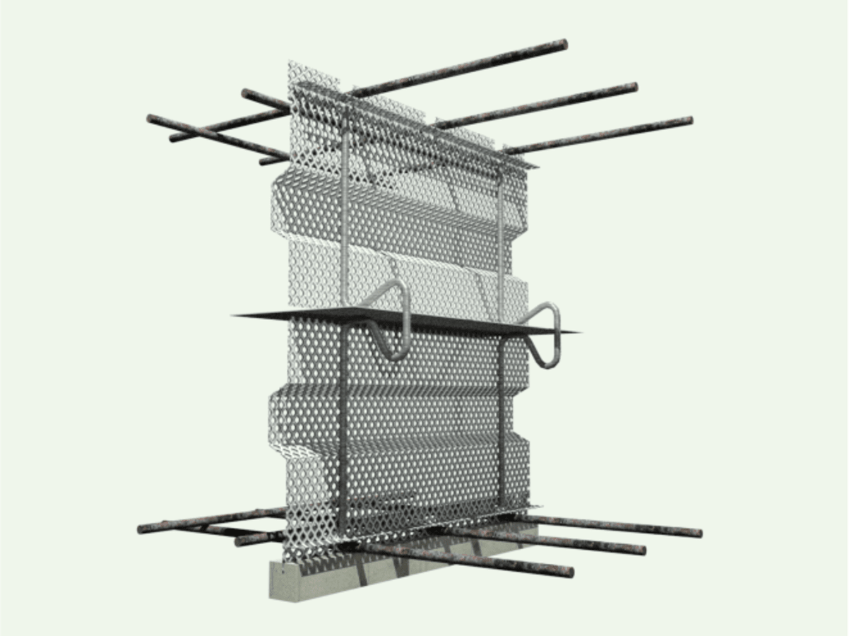 BECOSTOP ASF-V is a shuttering unit with integrated fixing clips designed for the installation of construction joints which also require metal waterstops. Applications include construction joints in base and floor slabs and walls.