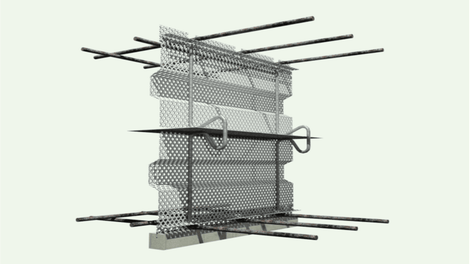 BECOSTOP ASF-V is a shuttering unit with integrated fixing clips designed for the installation of construction joints which also require metal waterstops. Applications include construction joints in base and floor slabs and walls.