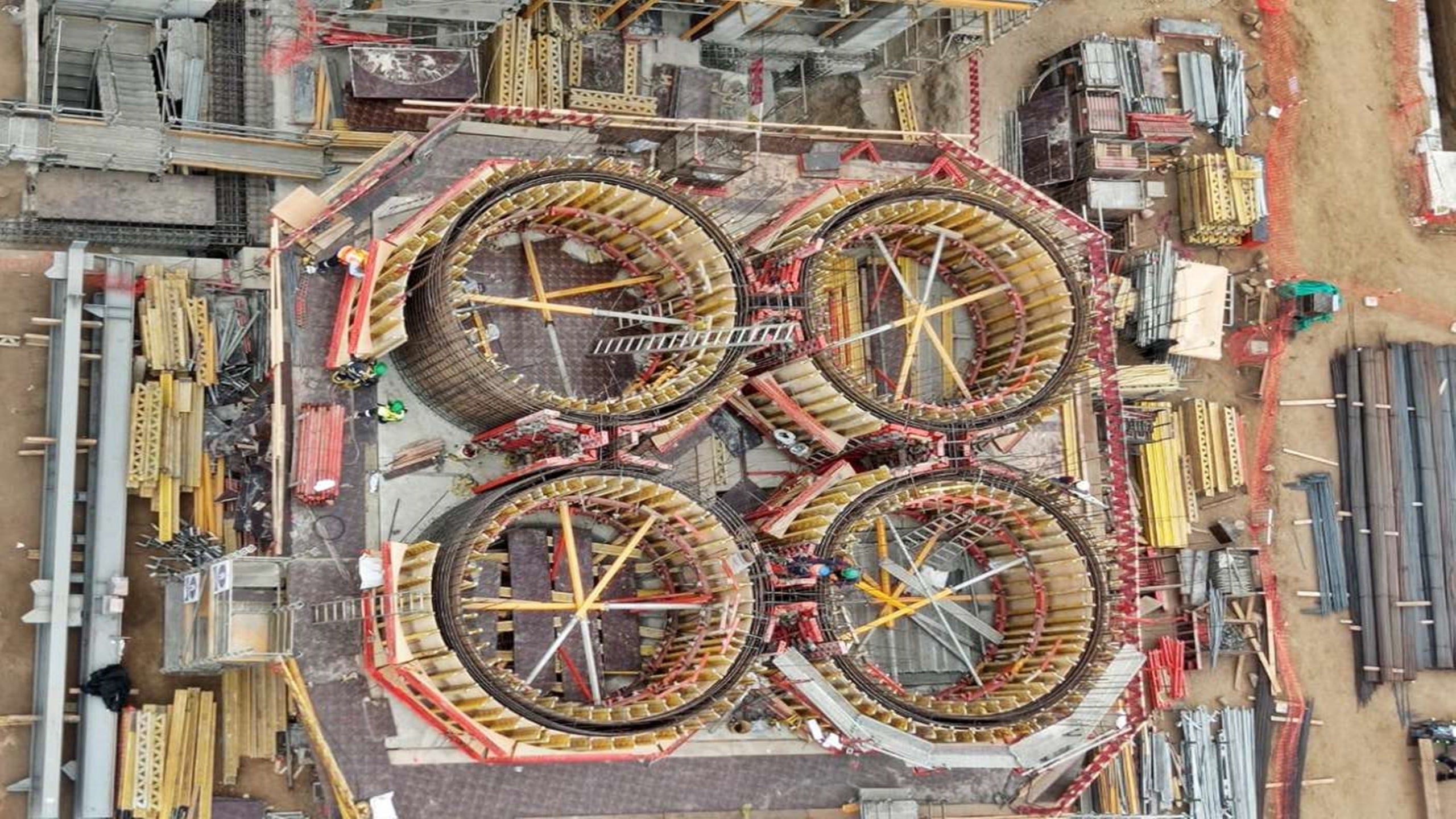 Construcción de la planta de Vidro Owen-Illinois en Lurín 