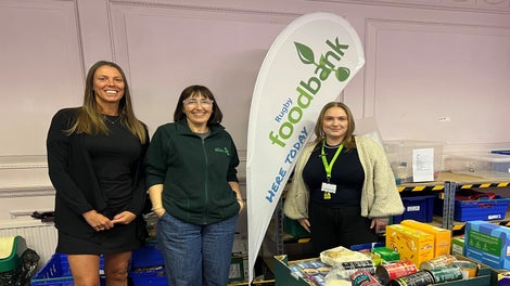 Employees at PERI’s head office in Rugby have been actively supporting their local community by donating essential items to the Rugby Foodbank.