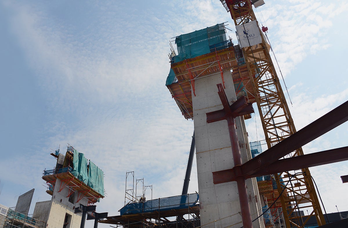 VARIO GT 24 Wall Formwork for SMUX at Fort Canning Rise