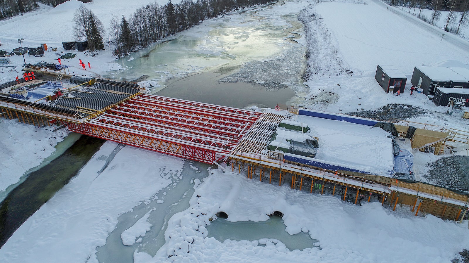 Fv251 Hellefossbrue<br/>VRB fagverksdrager og VST tunglasttårn