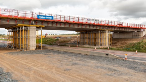 Efficient formwork and falsework for one of Scotland’s busiest roads.