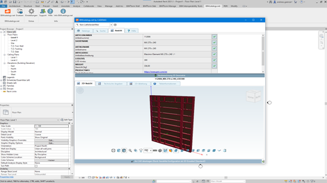 Das intelligente Plugin zur Schalungsplanung ermöglicht die Integration einer Vielzahl von PERI Systemteilen in verschiedenen CAD Programmen.