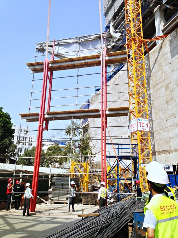 prepared for crane