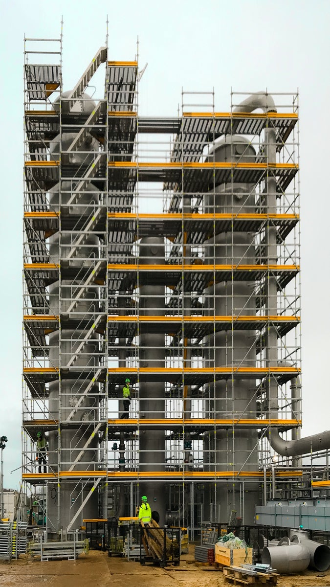 Opstilling med PERI UP Flex