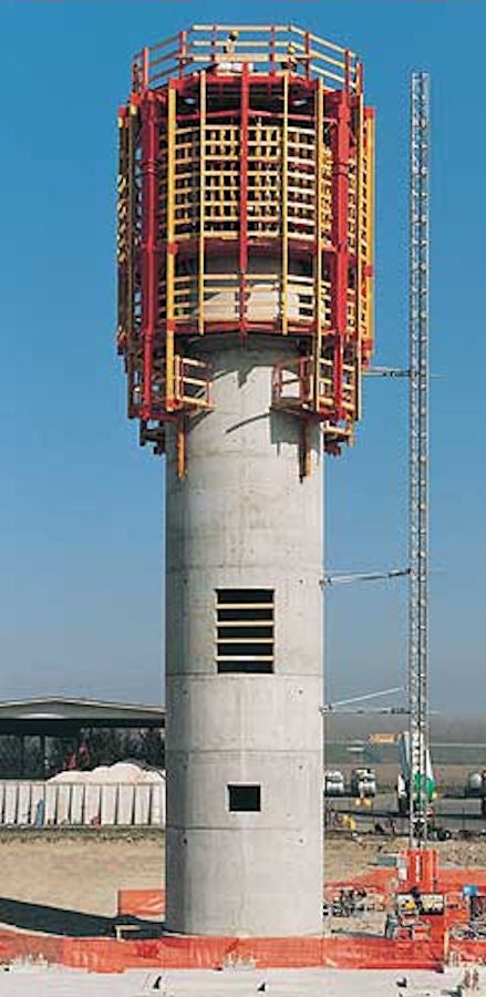 Il sistema di casseforme a ripresa autosollevante PERI ACS ha rivelato tutti i suoi vantaggi: in questo impiego oltre l'80% dell'attrezzatura utilizzata era standard