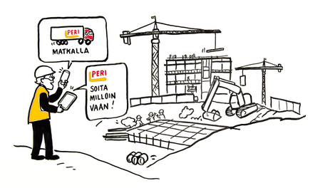 Pidämme sinut ajan tasalla siitä, milloin kalusto on matkalla työmaalle. 