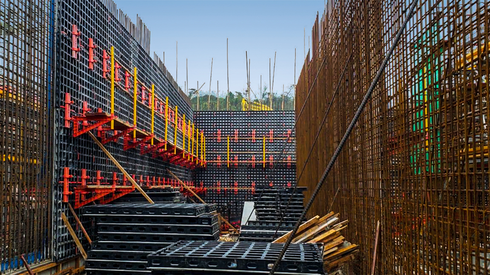 Partly done assembly of DUO