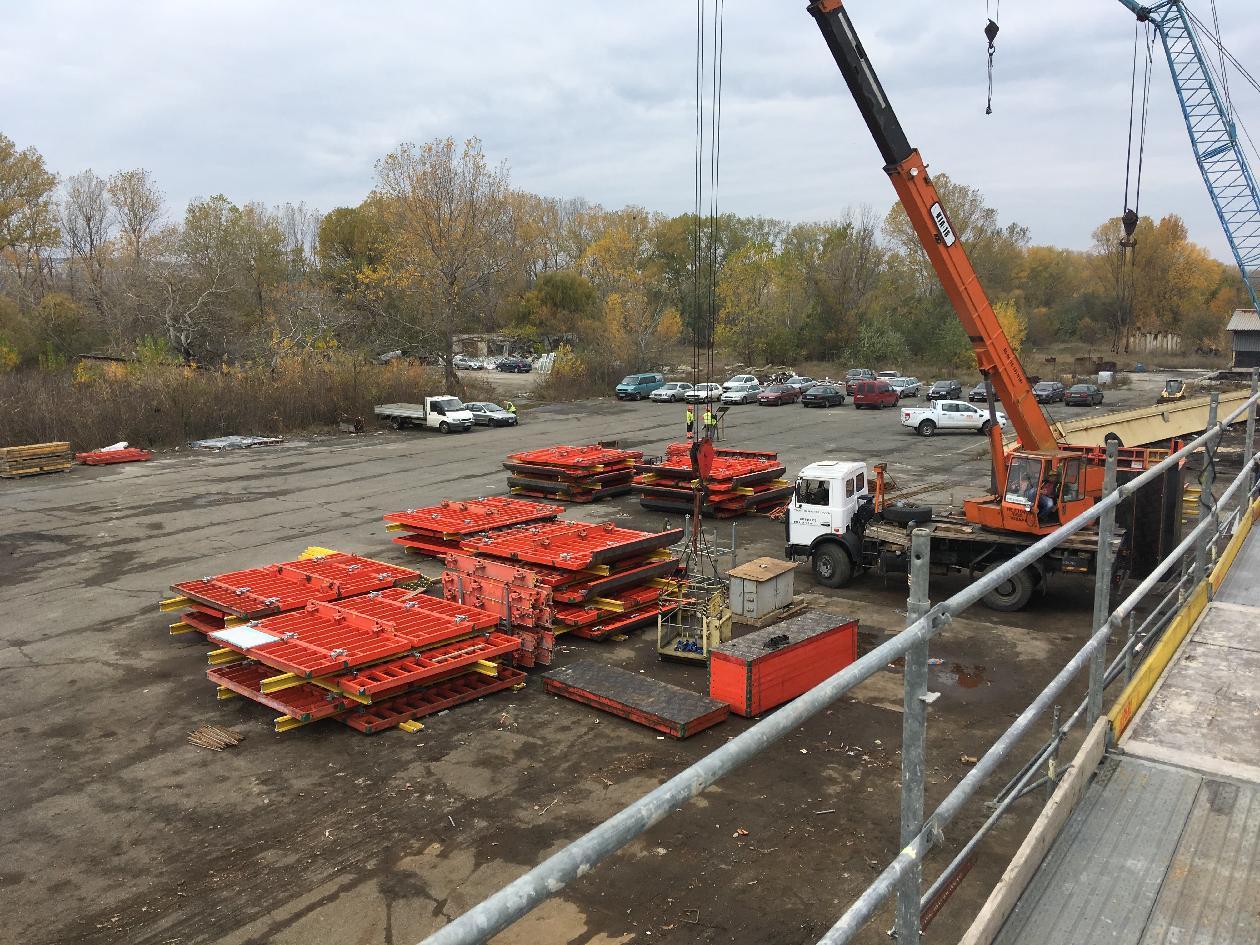 Изграждане на кесони, Терминал 2А, порт Бургас