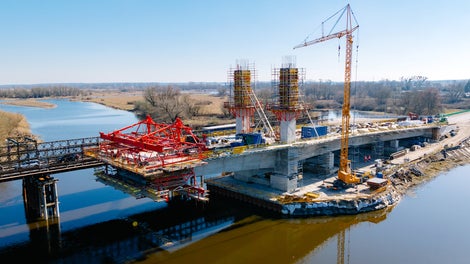 Most przez Wartę, Kostrzyn nad Odrą