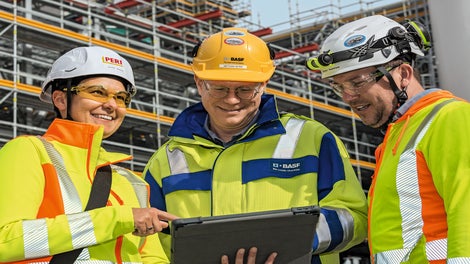 BASF, promaintain and PERI rely on forward-looking planning, coordination and implementation procedures for constructing the new acetylene plant.