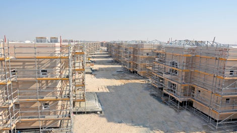 PERI UP Scaffolding optimally adapted to building geometry