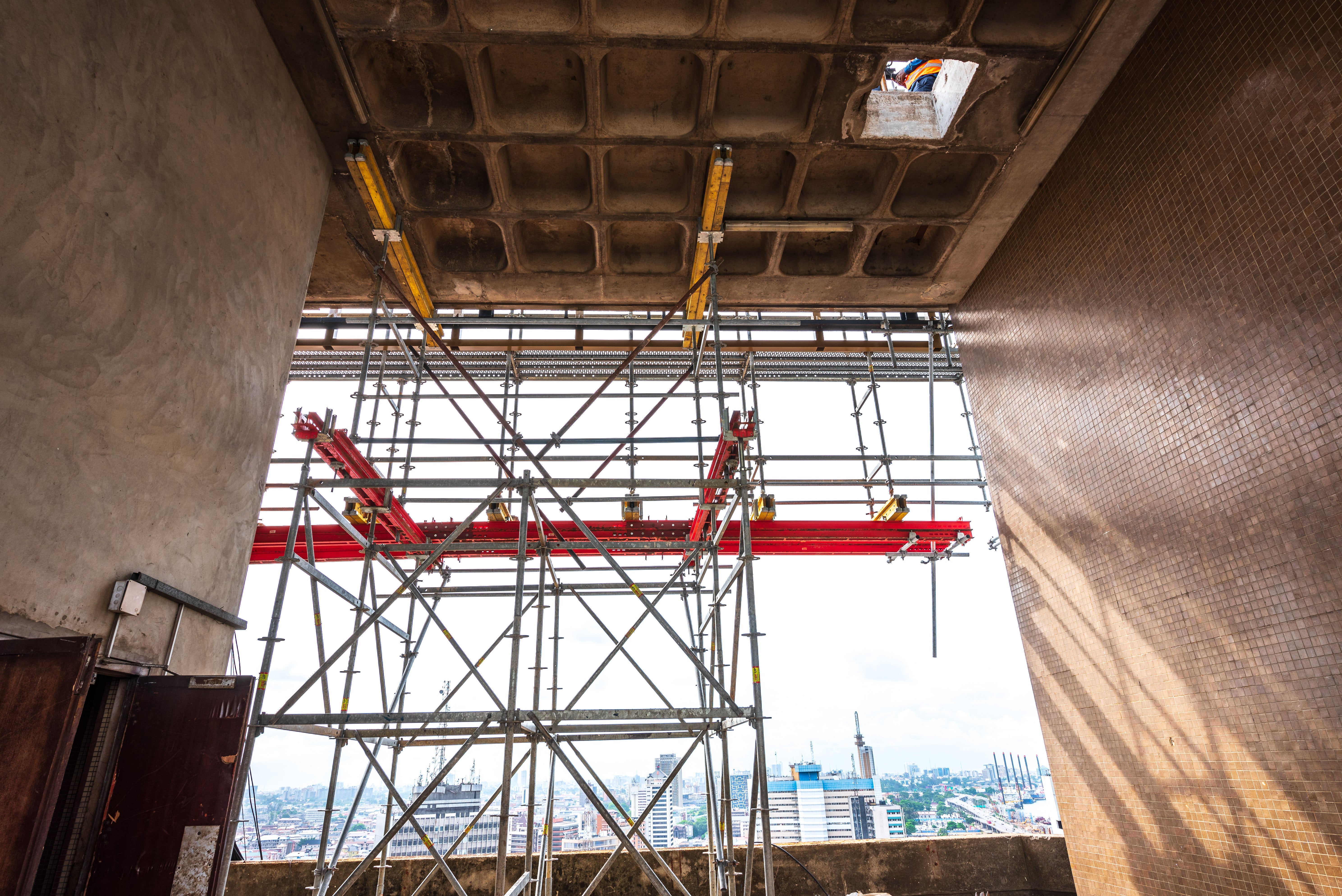 First bank head office façade improvement