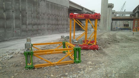 VST units assembled and ready to be stacked to create the tower.