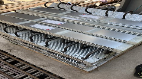 Selecting a bespoke solution means the strips can be tailored to suit what is required on site.