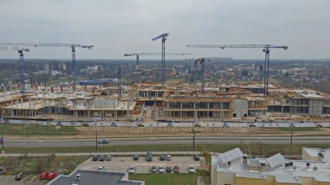 Deskowania PERI gwarantowały płynność realizacji Galerii Północnej w Warszawie przy trzech otwartych frontach robót