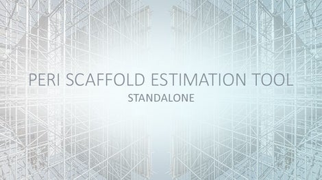 PERI QuickSolve is the fast and easy application for the planning of simple layouts.