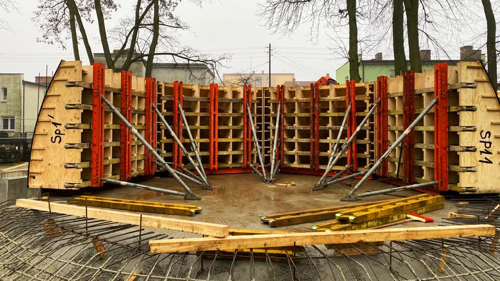 Muszla koncertowa, Park miejski w Złotowie