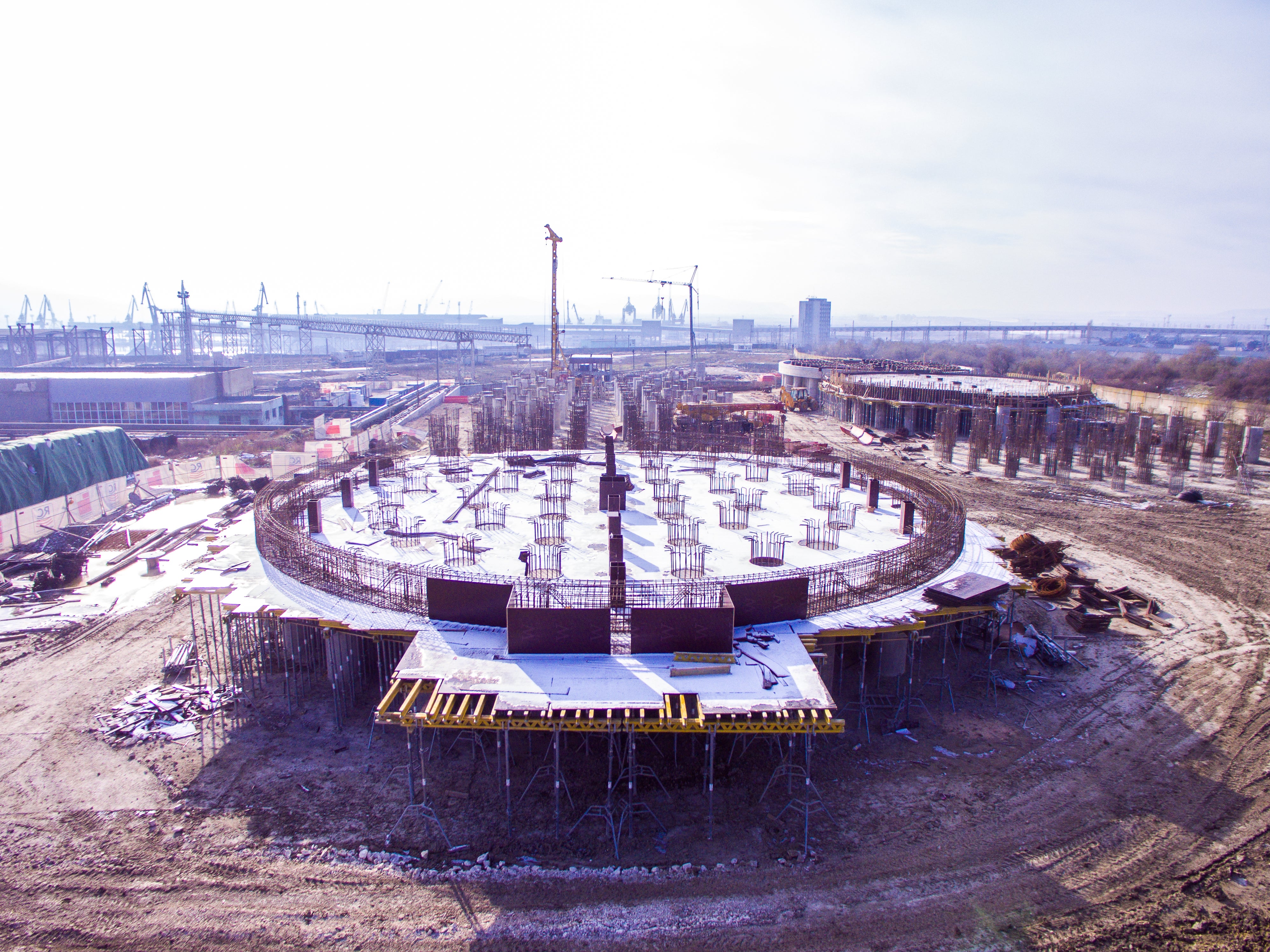 Изпълнение на фундаментна плоча. 