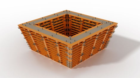 Шахтный угол системы TRIO ST предназначен для ускорения распалубливания лифтовых шахт и перемещения опалубки на новую захватку единой конструкцией. Это экономит крановое время и время на монтаж и демонтаж.<br/>