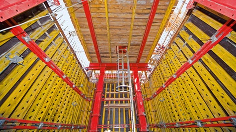 Рабочая платформа ACS гарантирует безопасность и эффективность работ.