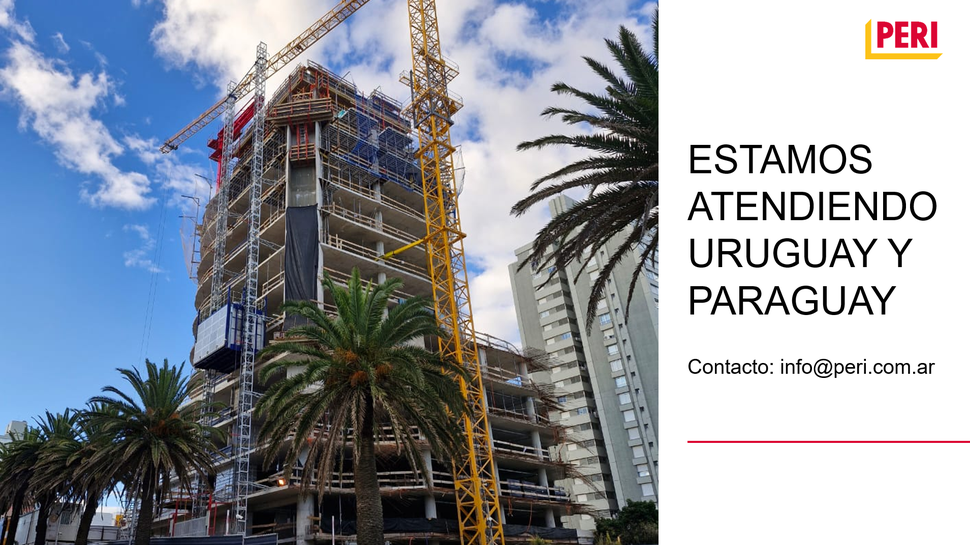 Estamos atendiendo Uruguay y Paraguay