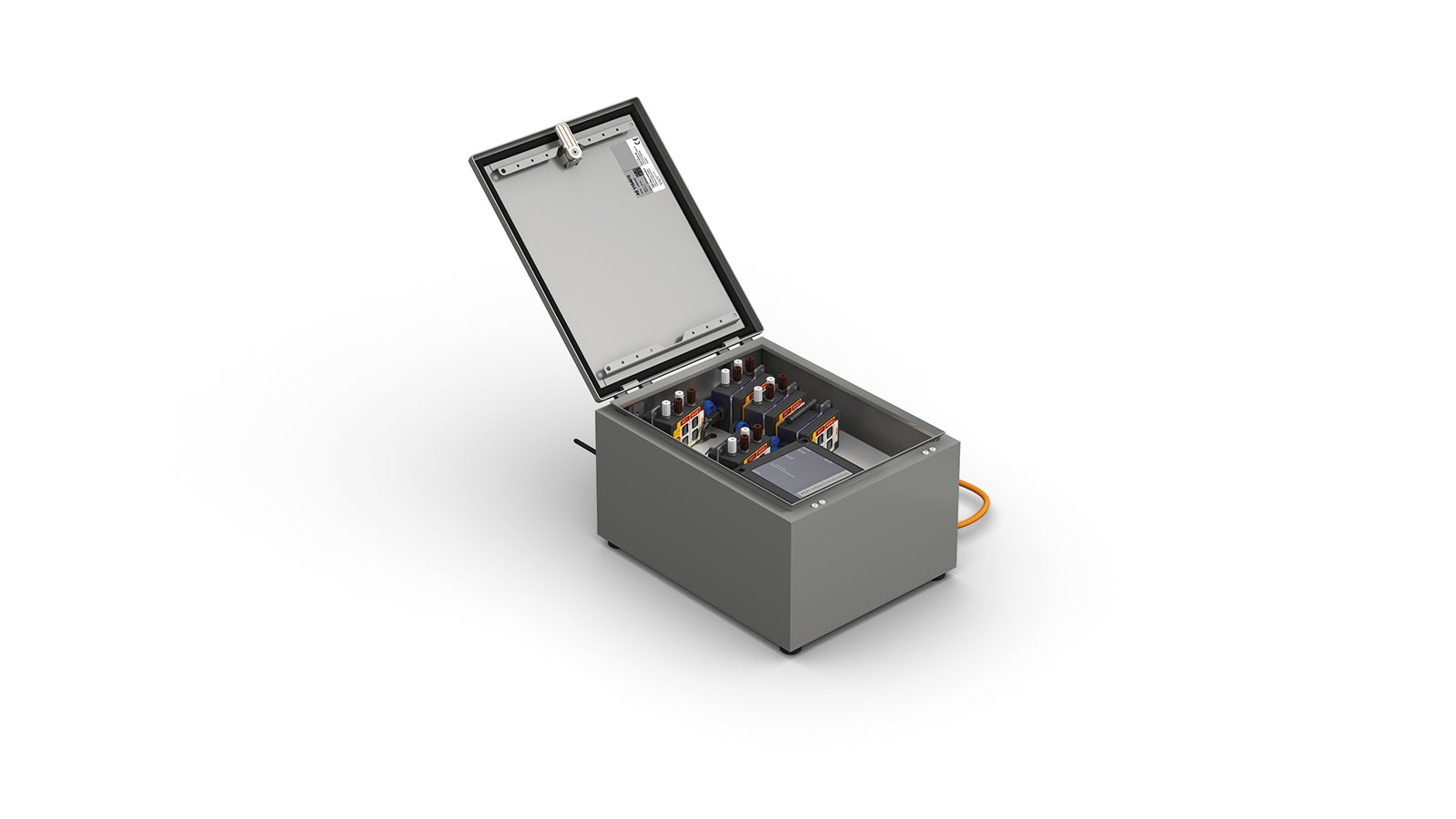 Technická skřínka nabízí dostatek prostoru pro hlavní jednotku a několik uzlů ISC.