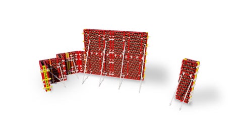 TRIO Panel Formwork can be used to construct both walls and columns.