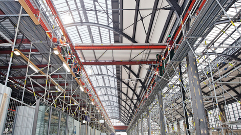 Модульные леса PERI применяются при строительстве мостов, тоннелей и других объектов инфраструктуры