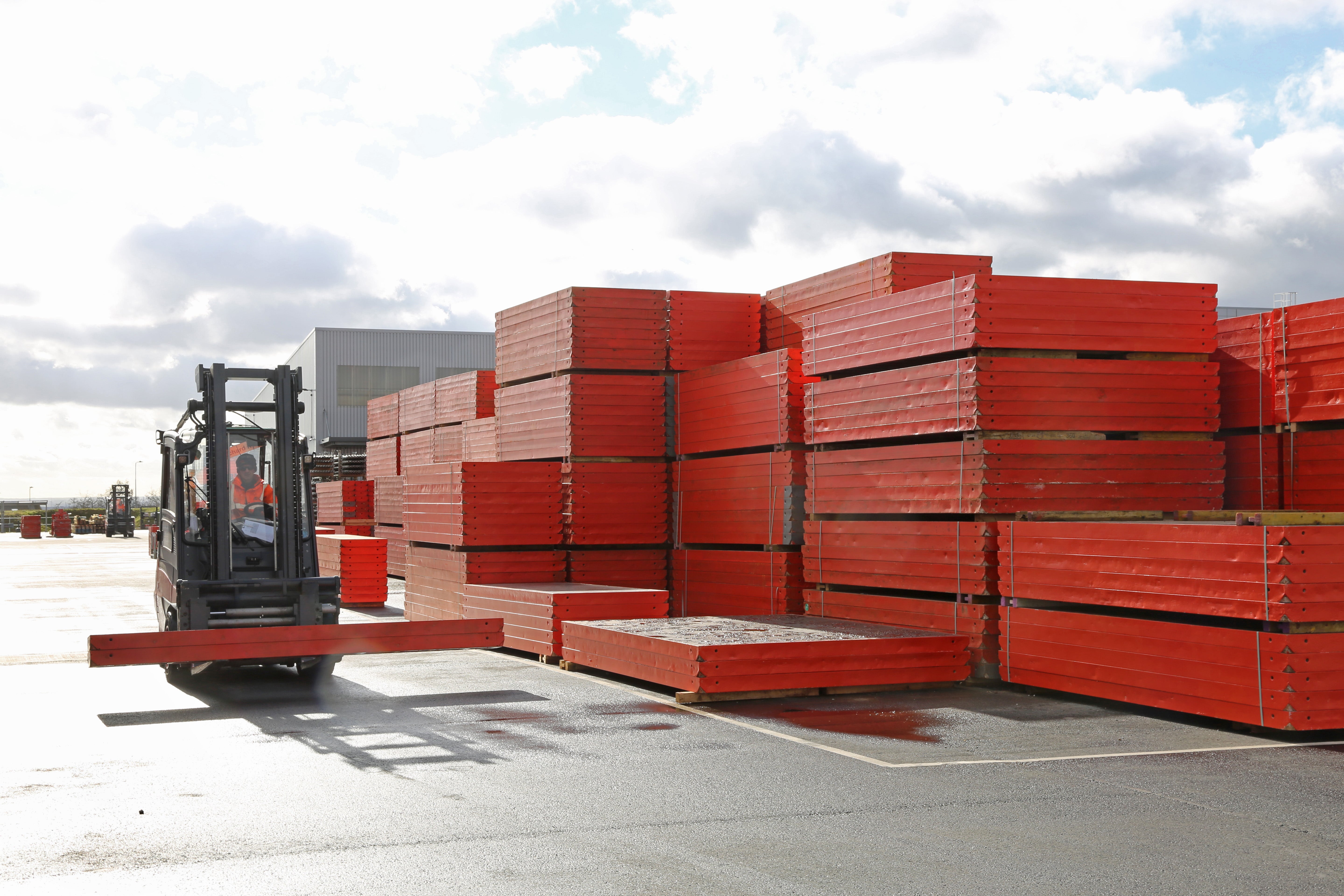 Our timber girders, which are made from slow-grown sustainable Nordic pine have been pressure-treated and coated to improve durability.