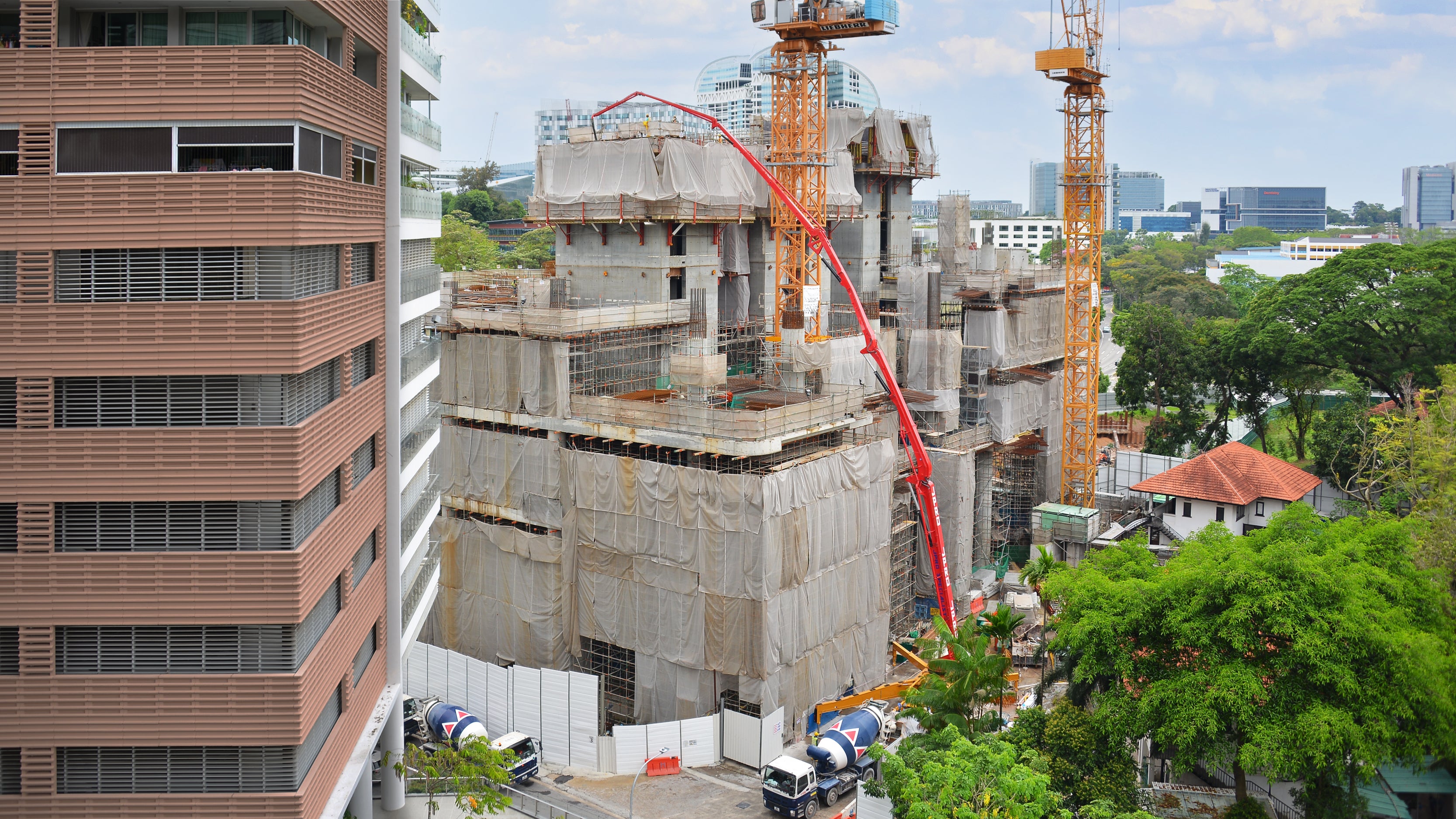 Overview of Rochester Commons – 17 storey mixed-used tower 