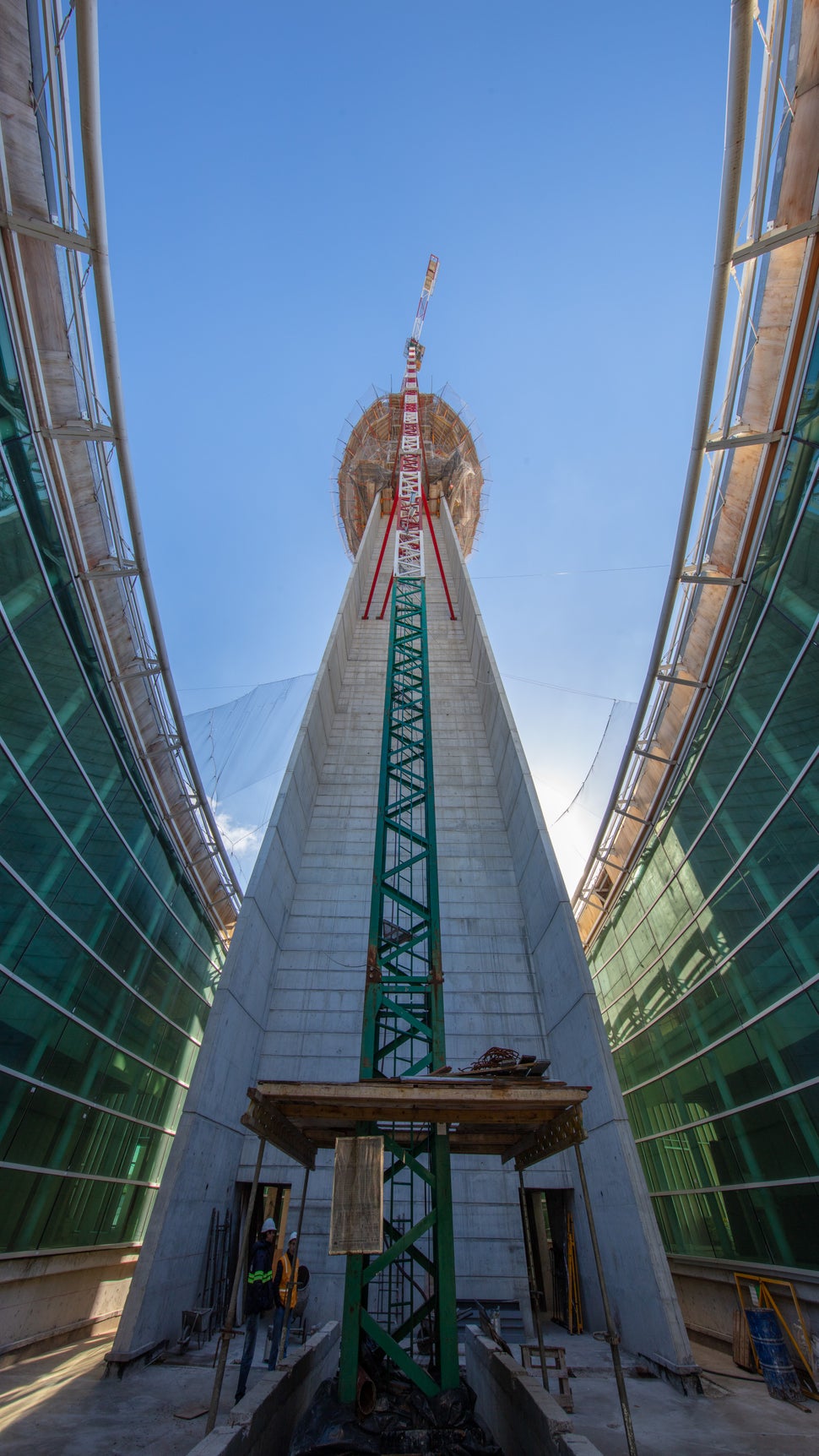 Vista desde el interior del Domo del techo