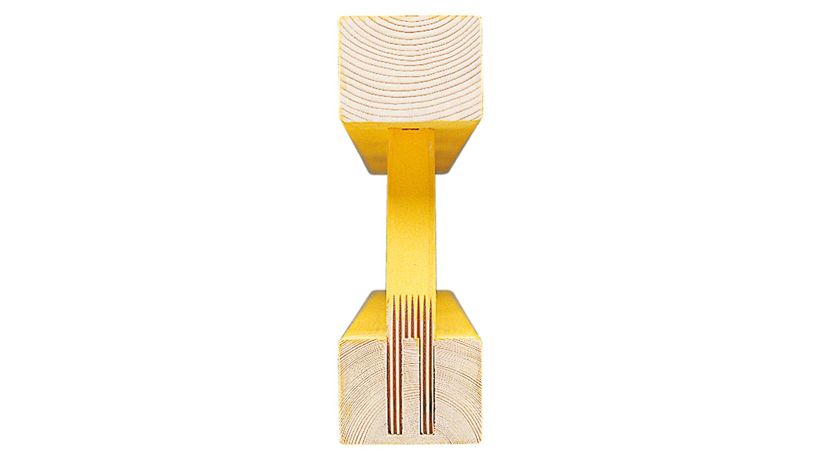 GT 24: Knutepunktene i drageren er utført med fingerskjøt som garanterer lang levetid på gitterdrageren