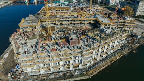 Budowa kompleksu mieszkalno-usługowego "Nad Odrą" w Szczecinie przy ul. Celnej 4.