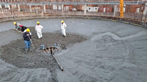 Изпълнение на бетонни работи с осигурена безопасност и контрол