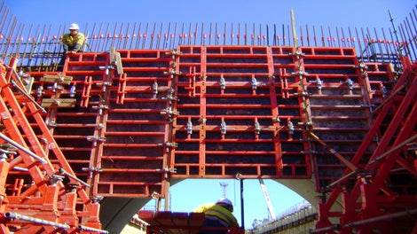 Forming over pc segment.