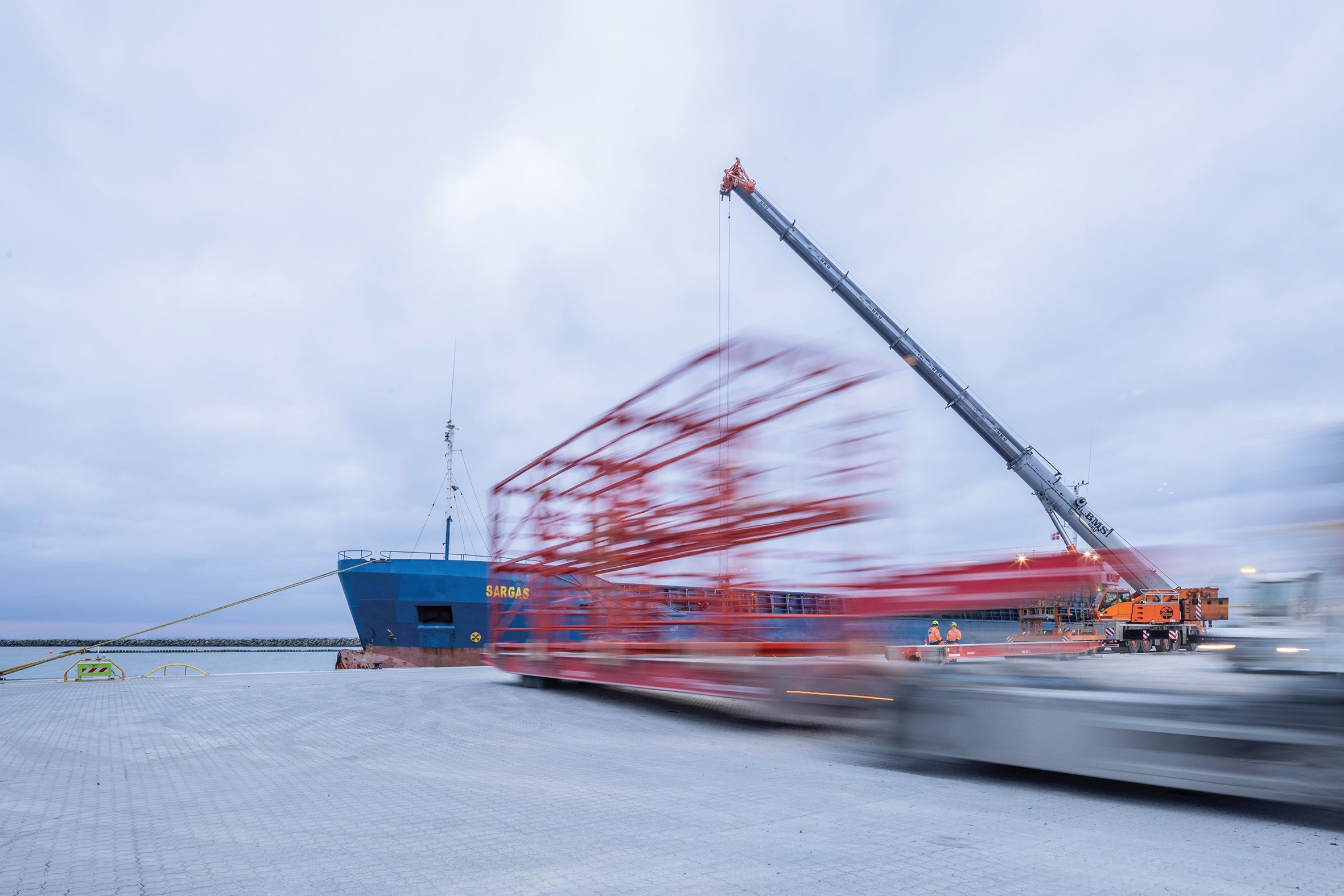 PERI raketist tarniti 12 laeva ja üle 250 rekkaga. <br/>(Foto: PERI SE)<br/>