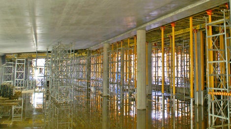 MULTIPROP-holvituet alimman kerroksen jälkituennassa.