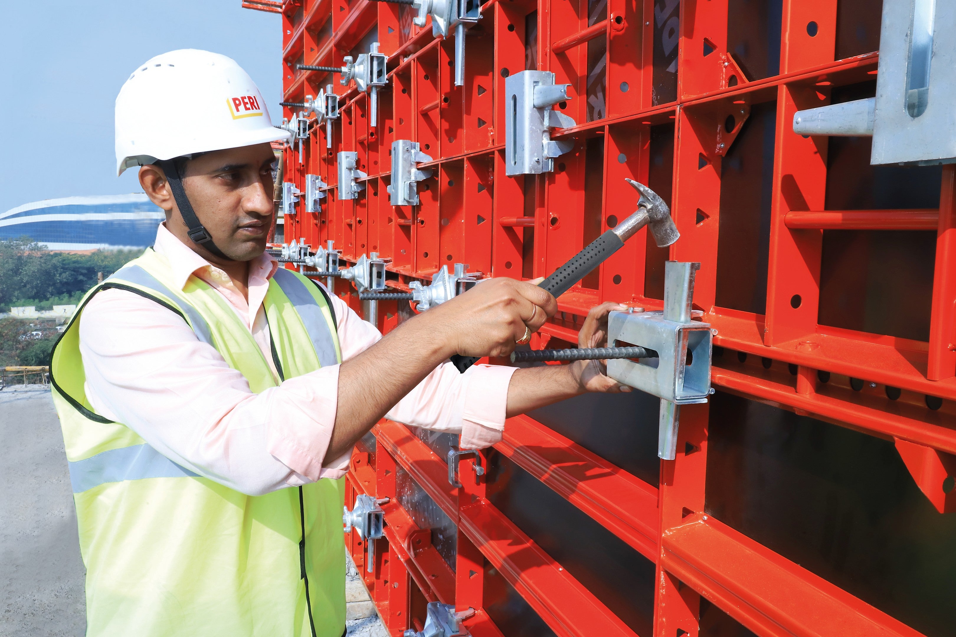 The Alignment Clamp is the way to connect panels, while aligning them at the same time. 