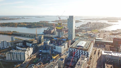 REDIn Loisto on järjestyksessään toinen Kalasatamaan rakennettavasta seitsemästä tornitalosta.