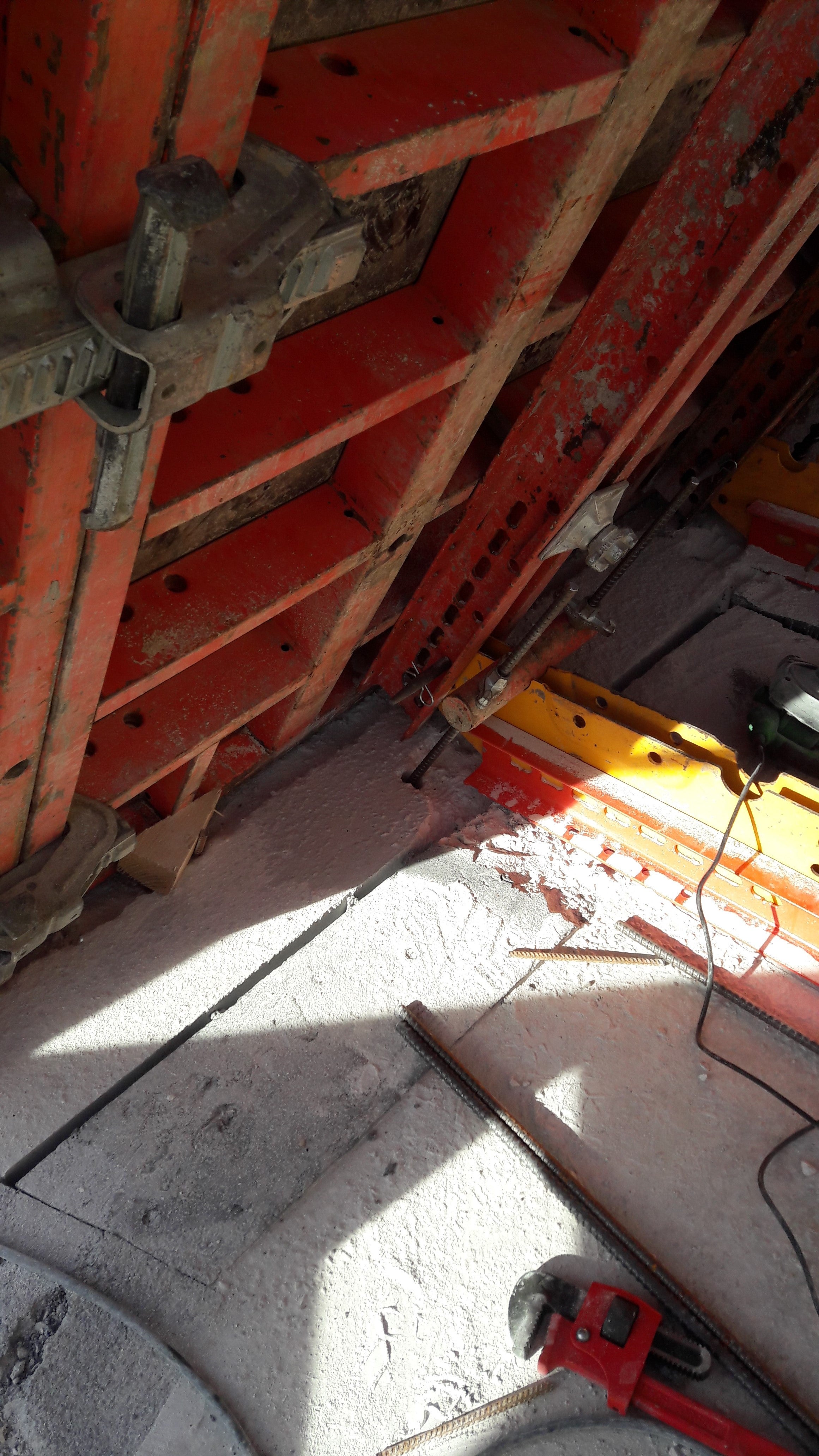 Ancrages en pied starter 1ère levée